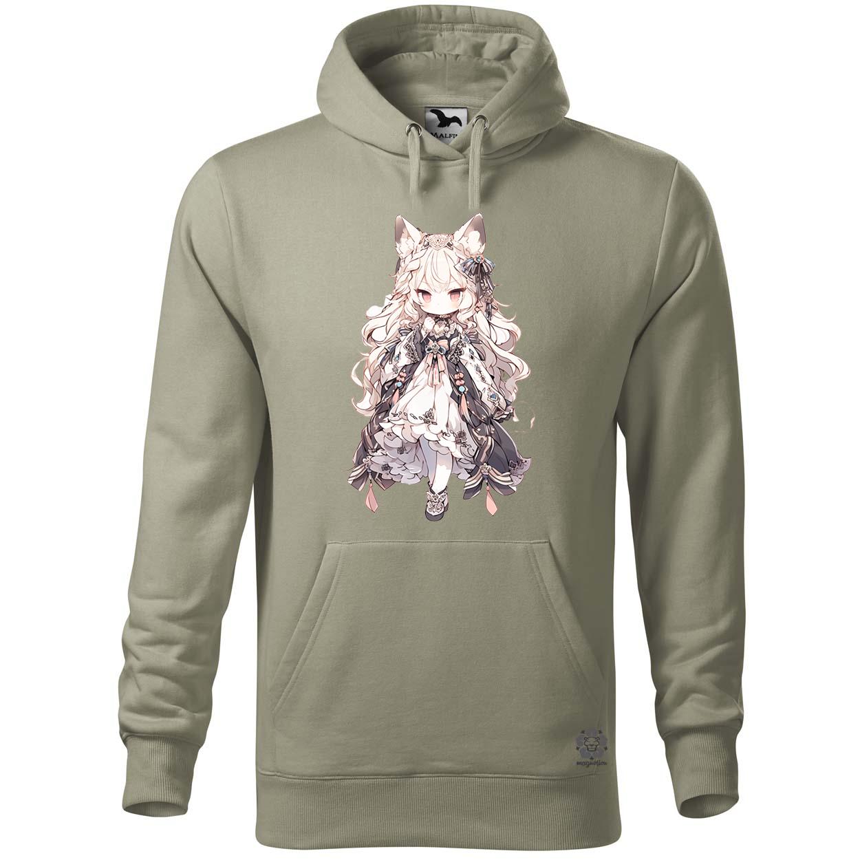 Chibi macskalány v3 egyedi  pulóver 
