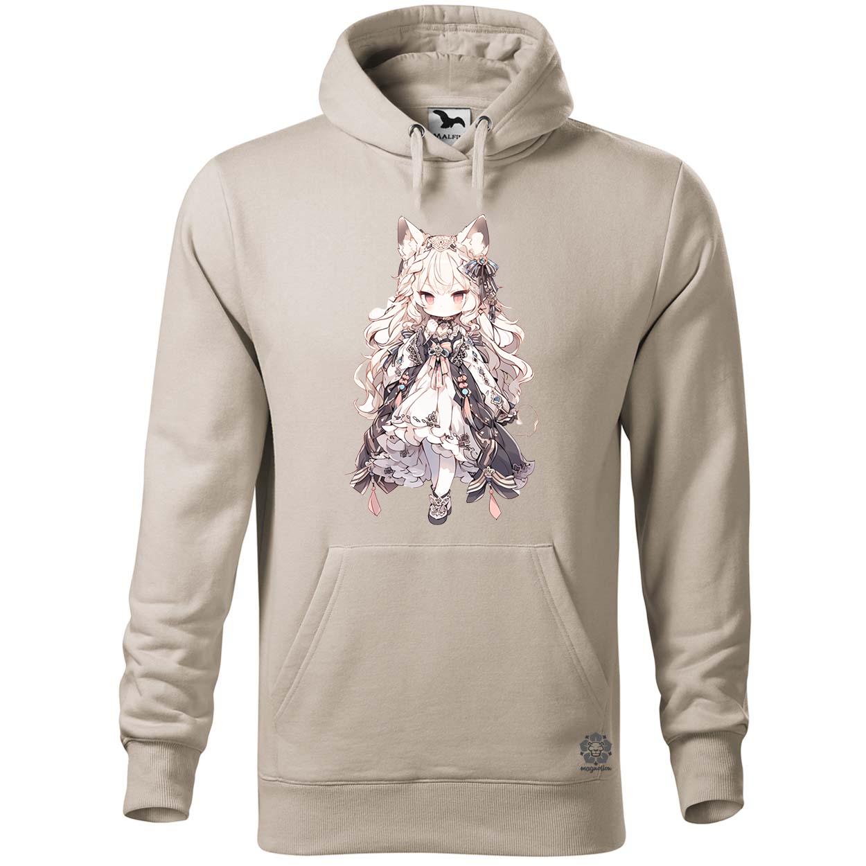 Chibi macskalány v3 egyedi  pulóver 
