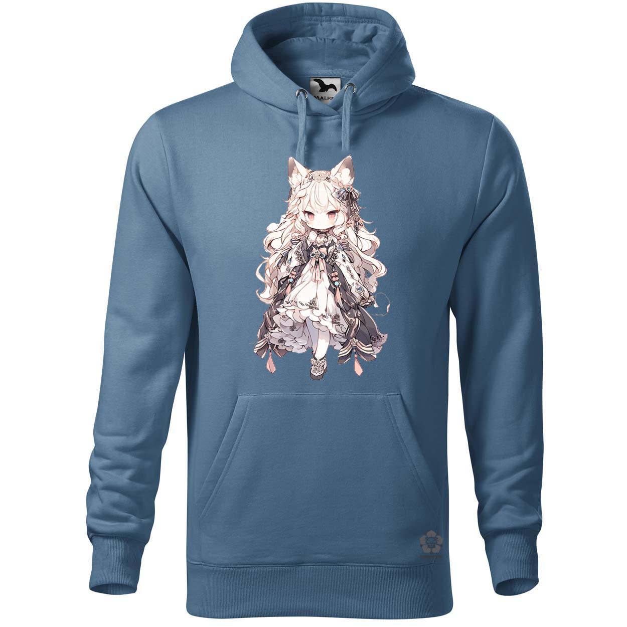 Chibi macskalány v3 egyedi  pulóver 