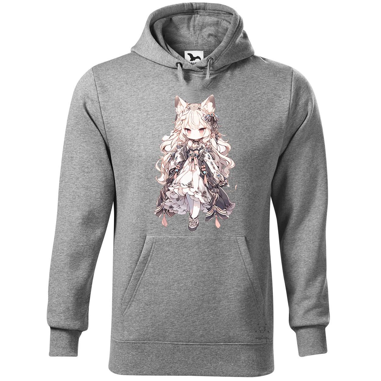 Chibi macskalány v3 egyedi  pulóver 