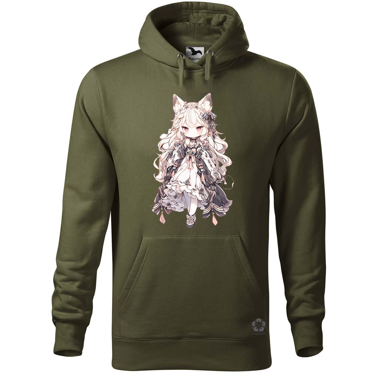 Chibi macskalány v3 egyedi  pulóver 