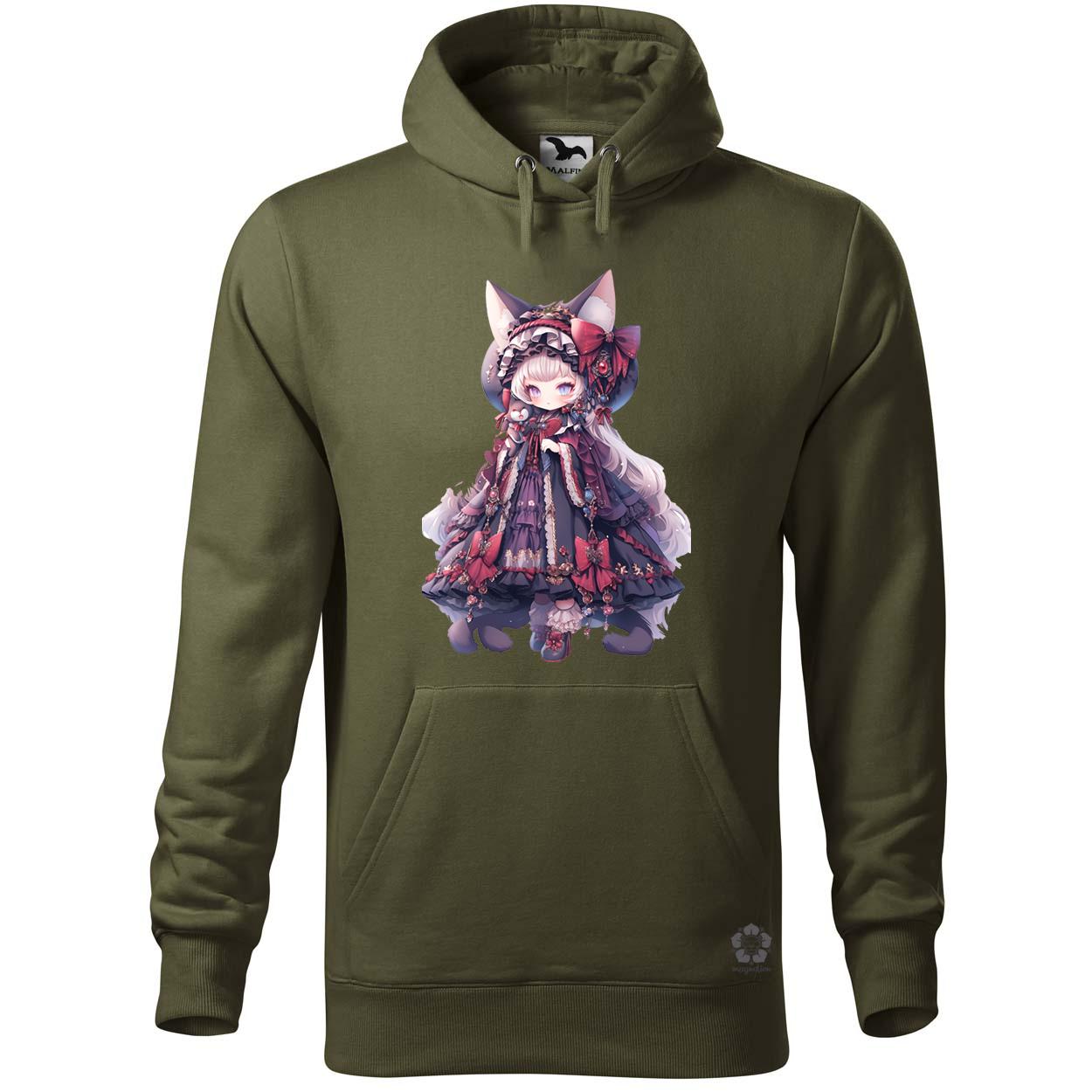 Chibi macskalány v4 egyedi  pulóver 