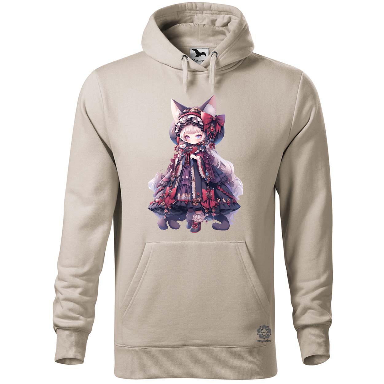 Chibi macskalány v4 egyedi  pulóver 
