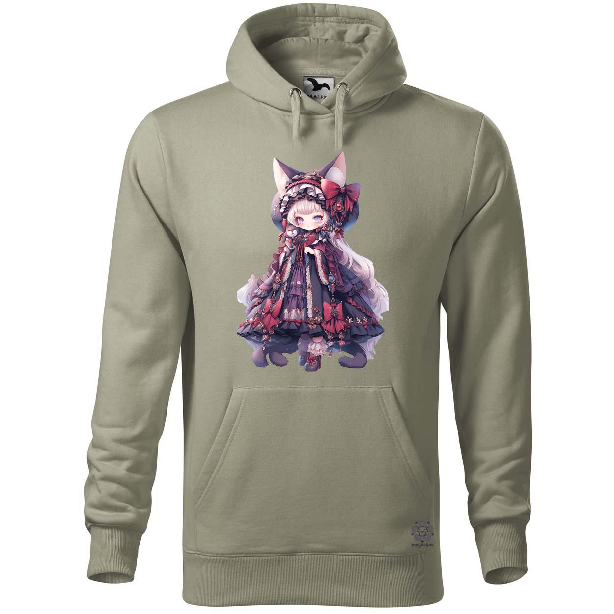 Chibi macskalány v4 egyedi  pulóver 