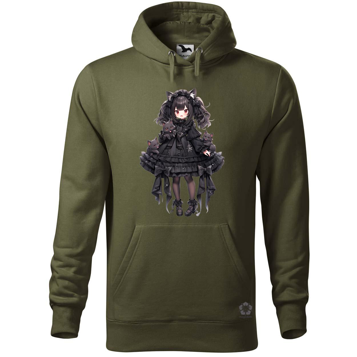 Chibi macskalány v6 egyedi  pulóver 