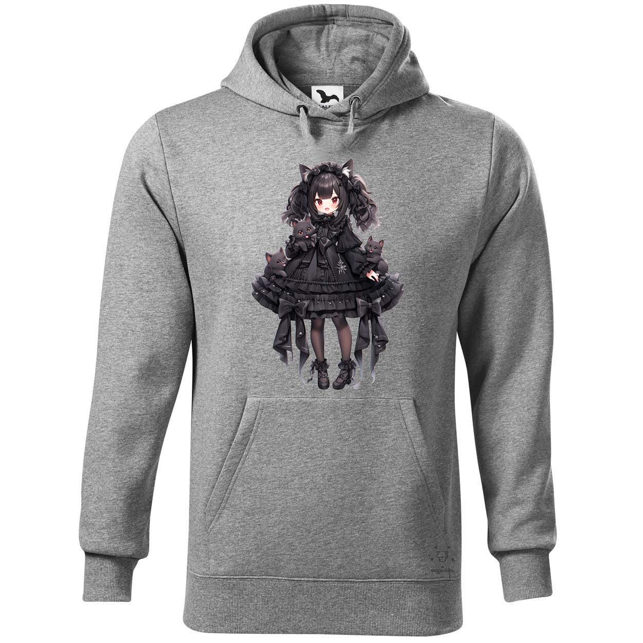 Chibi macskalány v6 egyedi  pulóver 