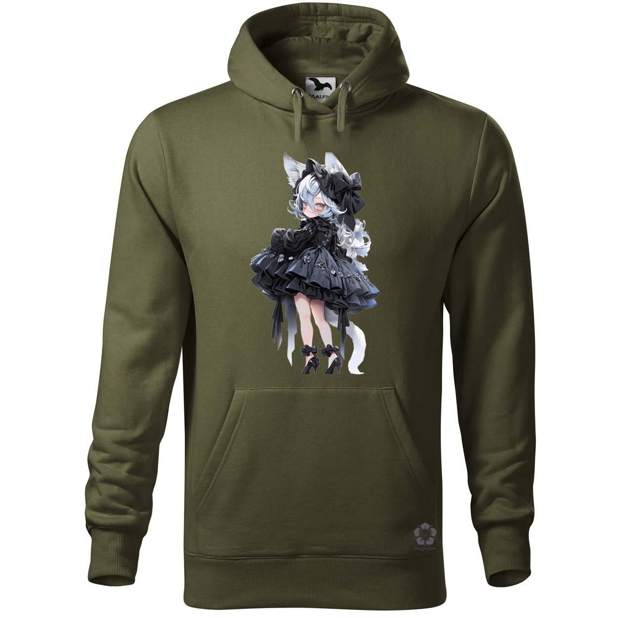 Chibi macskalány v7 egyedi  pulóver 