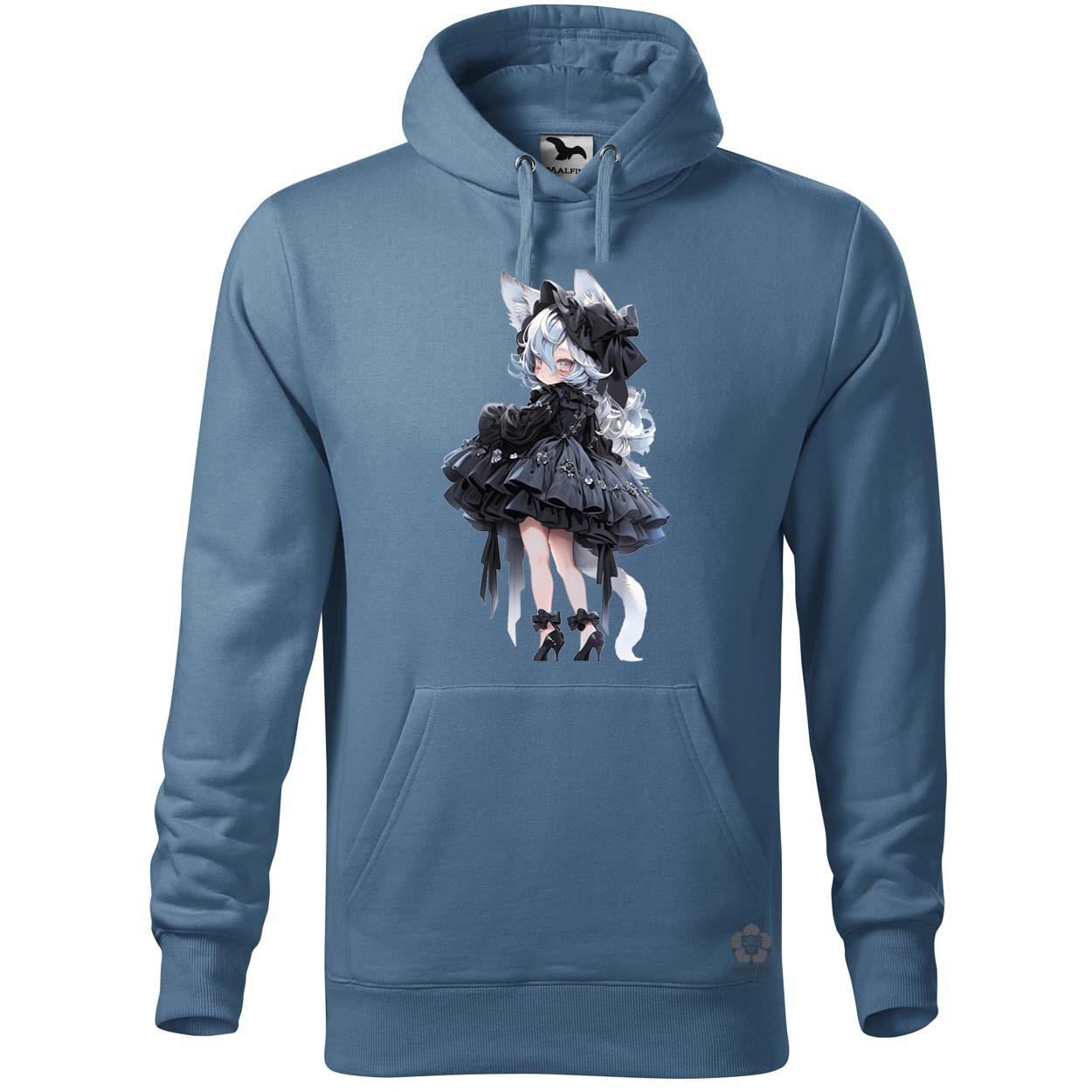 Chibi macskalány v7 egyedi  pulóver 