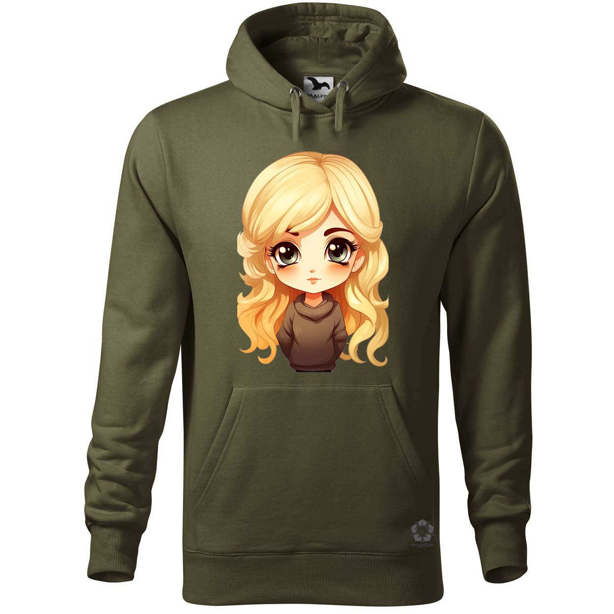 Chibi szőke lány v2 egyedi  pulóver 