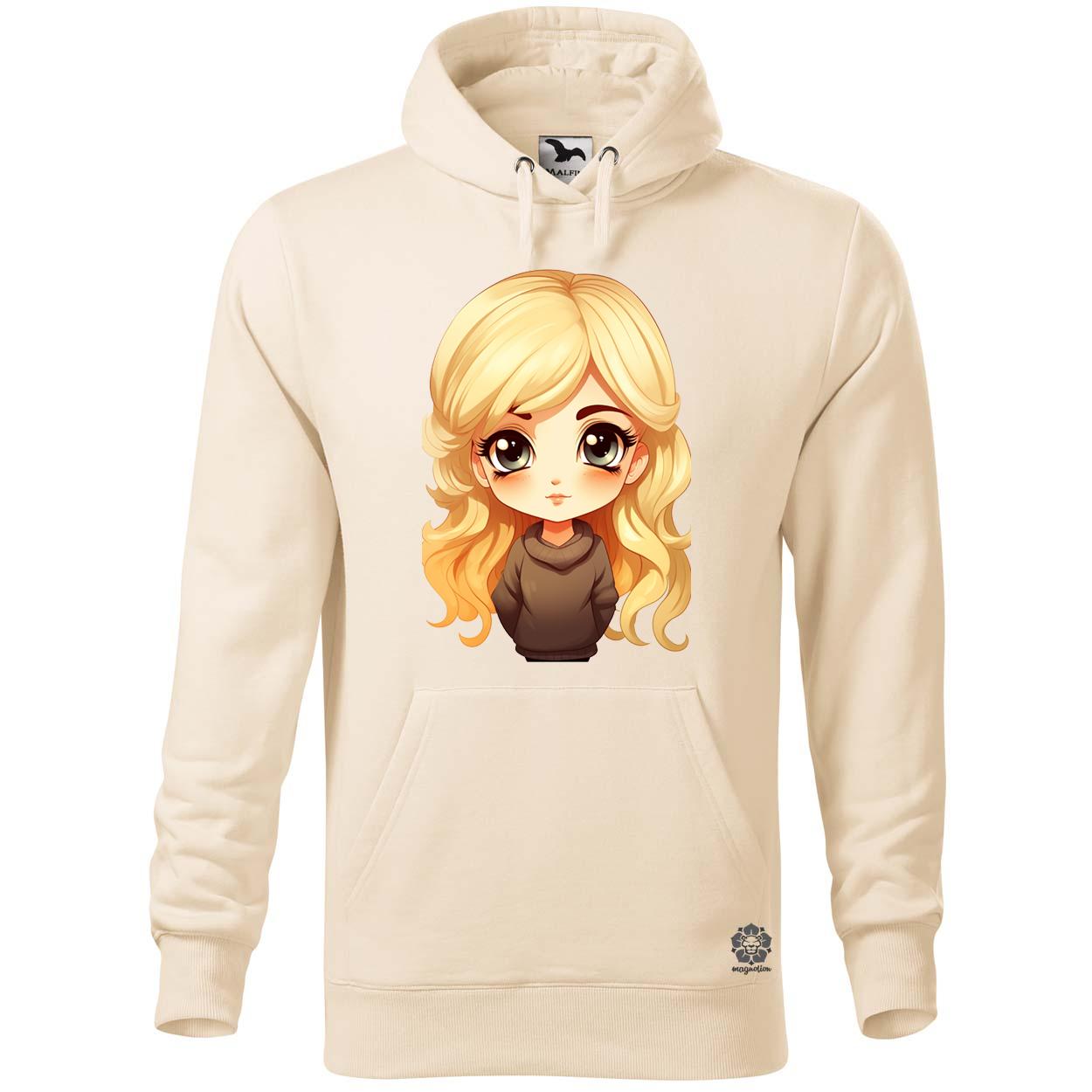 Chibi szőke lány v2 egyedi  pulóver 