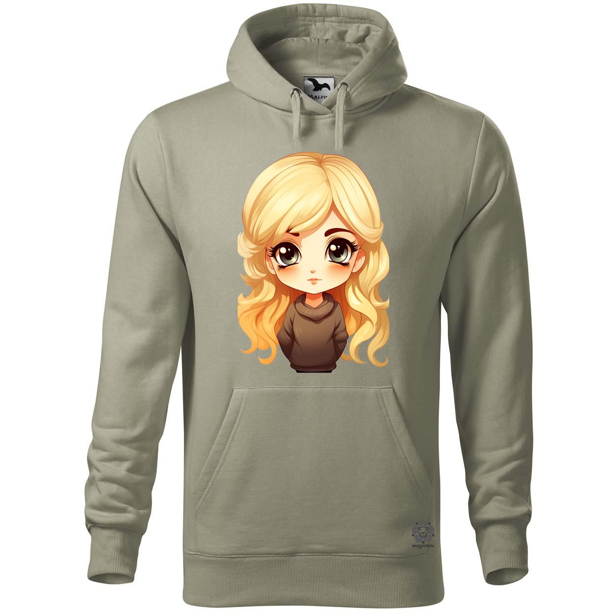 Chibi szőke lány v2 egyedi  pulóver 