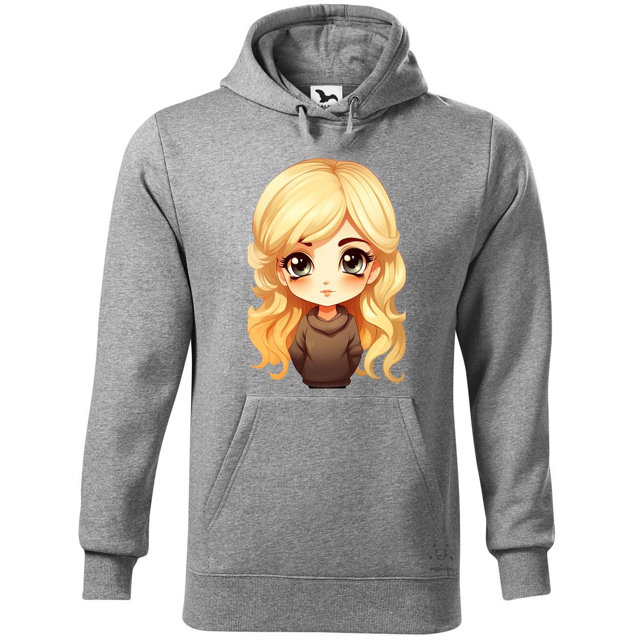 Chibi szőke lány v2 egyedi  pulóver 