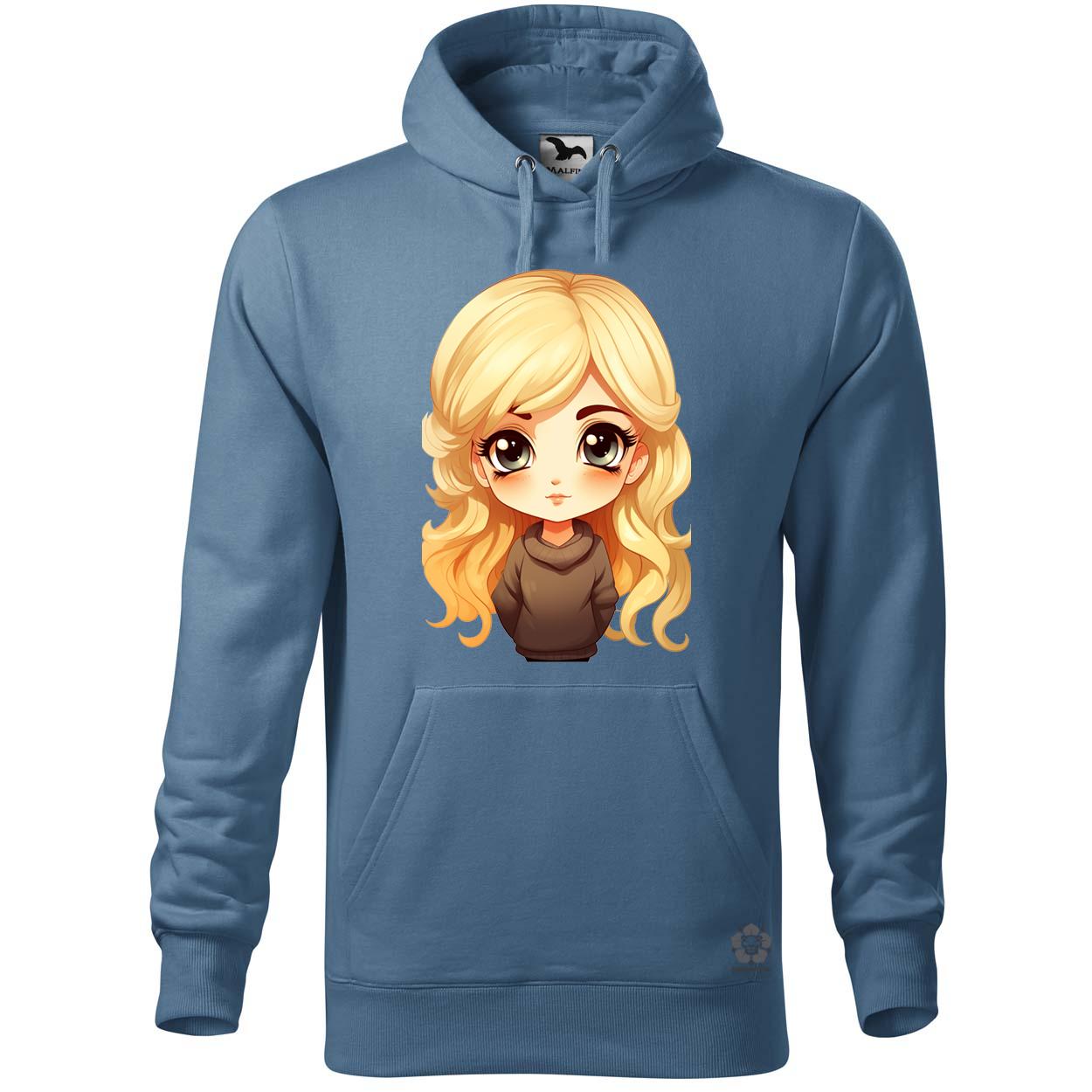 Chibi szőke lány v2 egyedi  pulóver 
