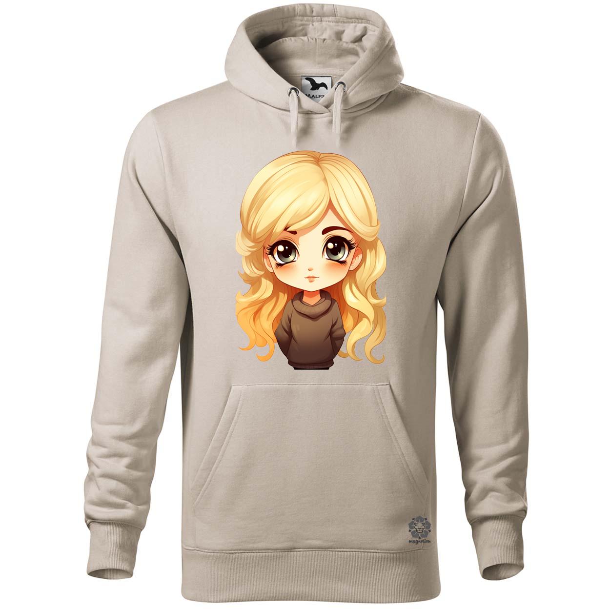 Chibi szőke lány v2 egyedi  pulóver 