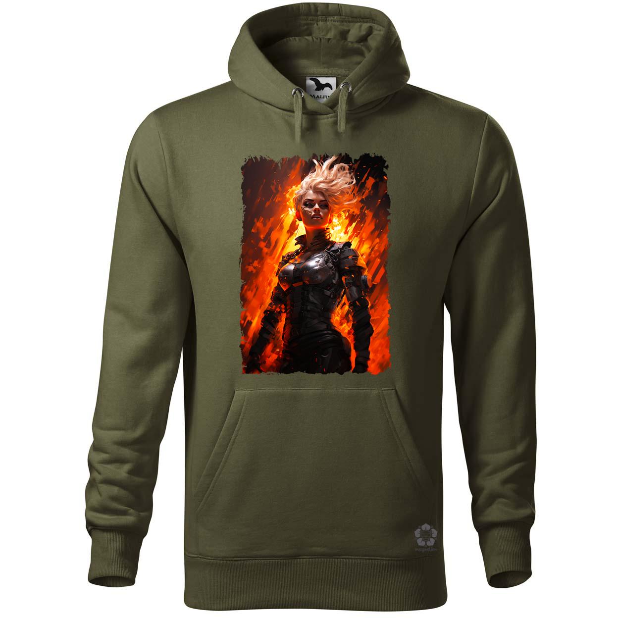 Cyberpunk női hadvezér v5 egyedi  pulóver 