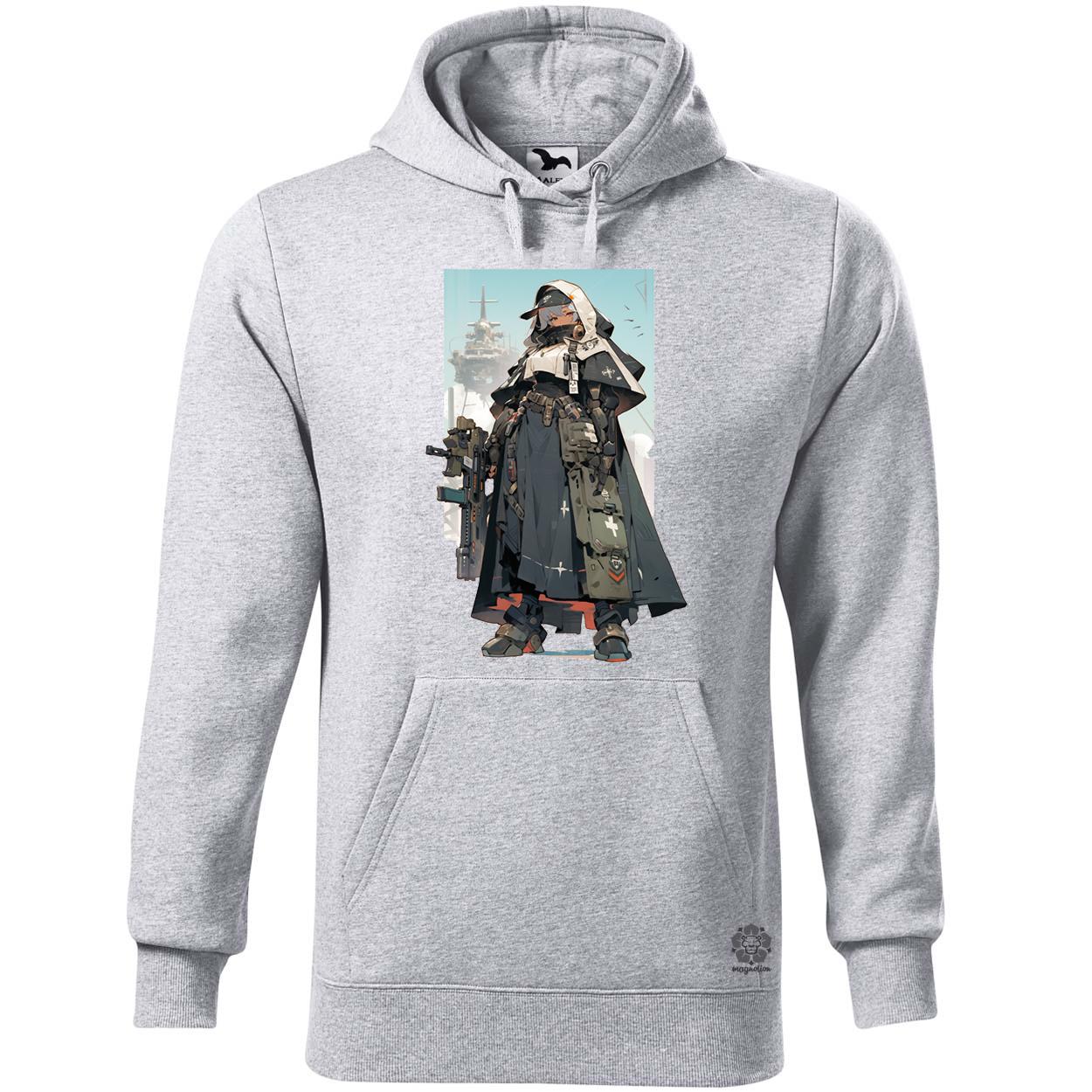 Dieselpunk anime apáca v4 egyedi  pulóver 