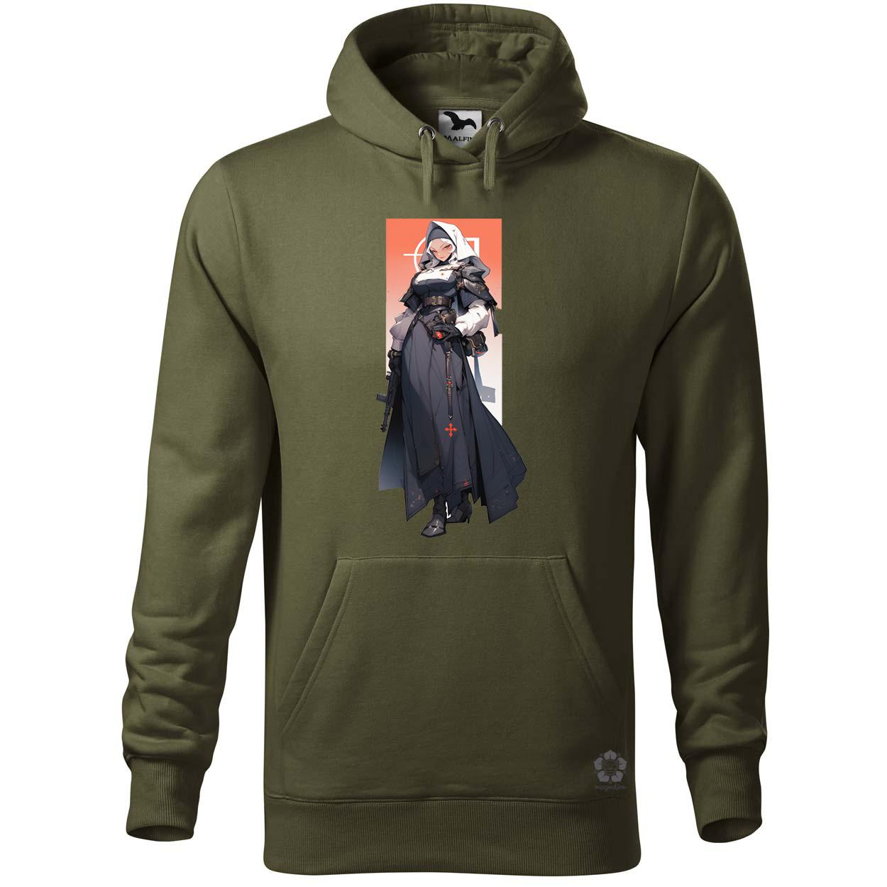 Dieselpunk anime apáca v7 egyedi  pulóver 