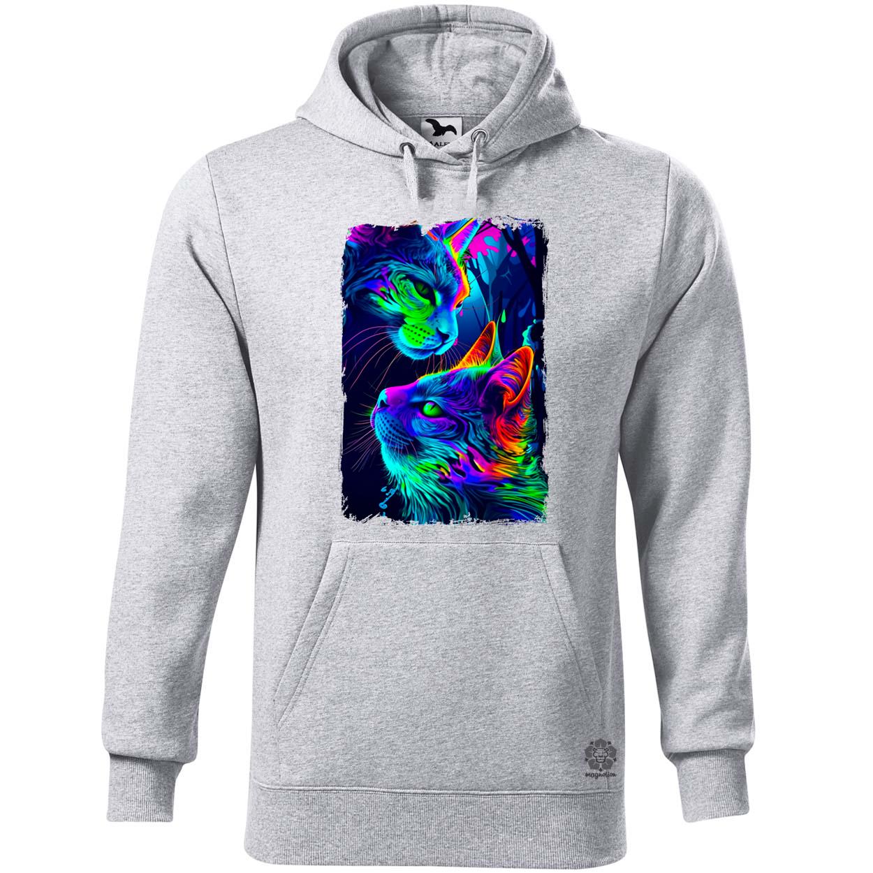 DMT művészet cicák v4 egyedi  pulóver 