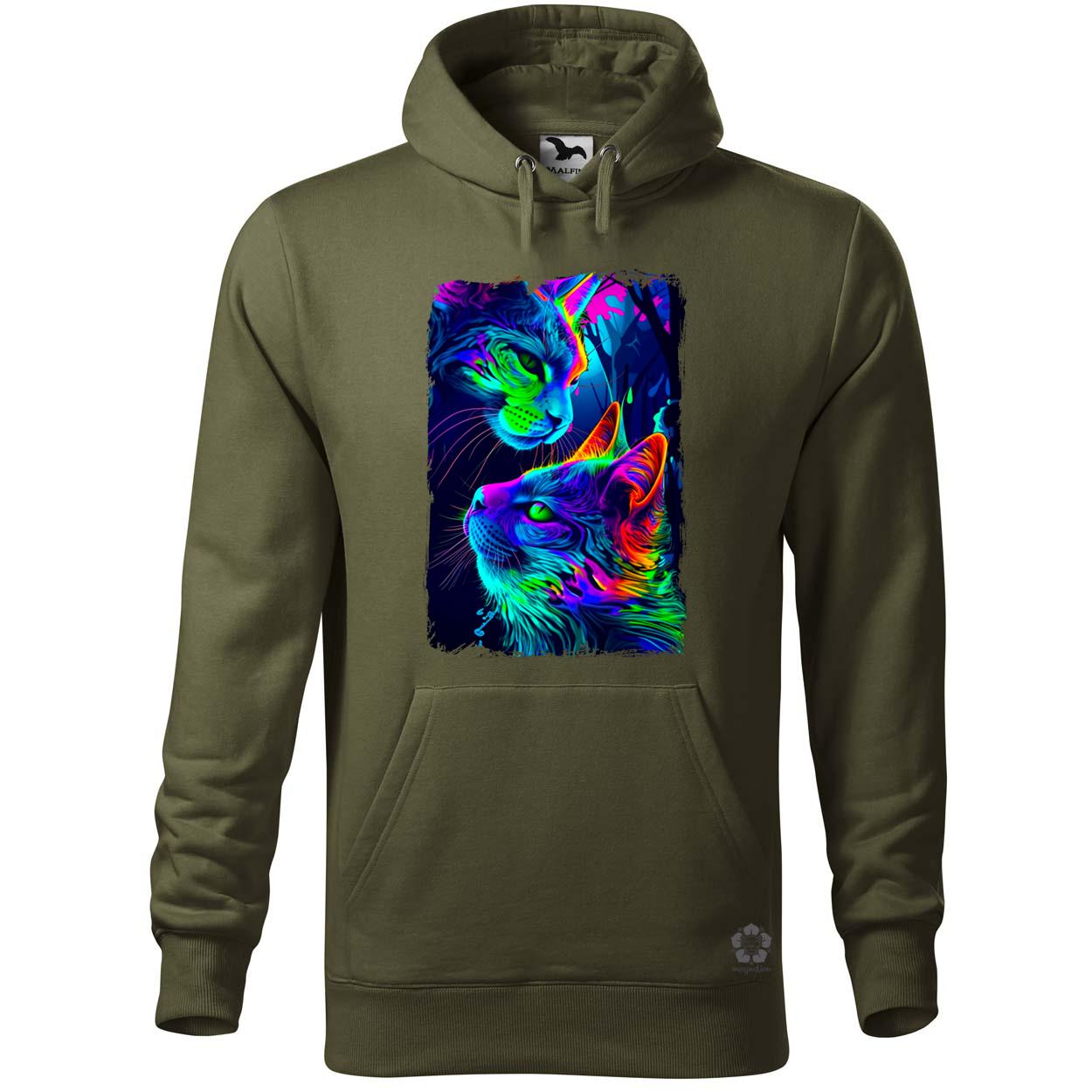 DMT művészet cicák v4 egyedi  pulóver 