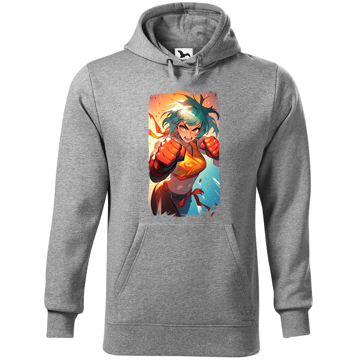 Dühös anime lány v1 egyedi  pulóver 