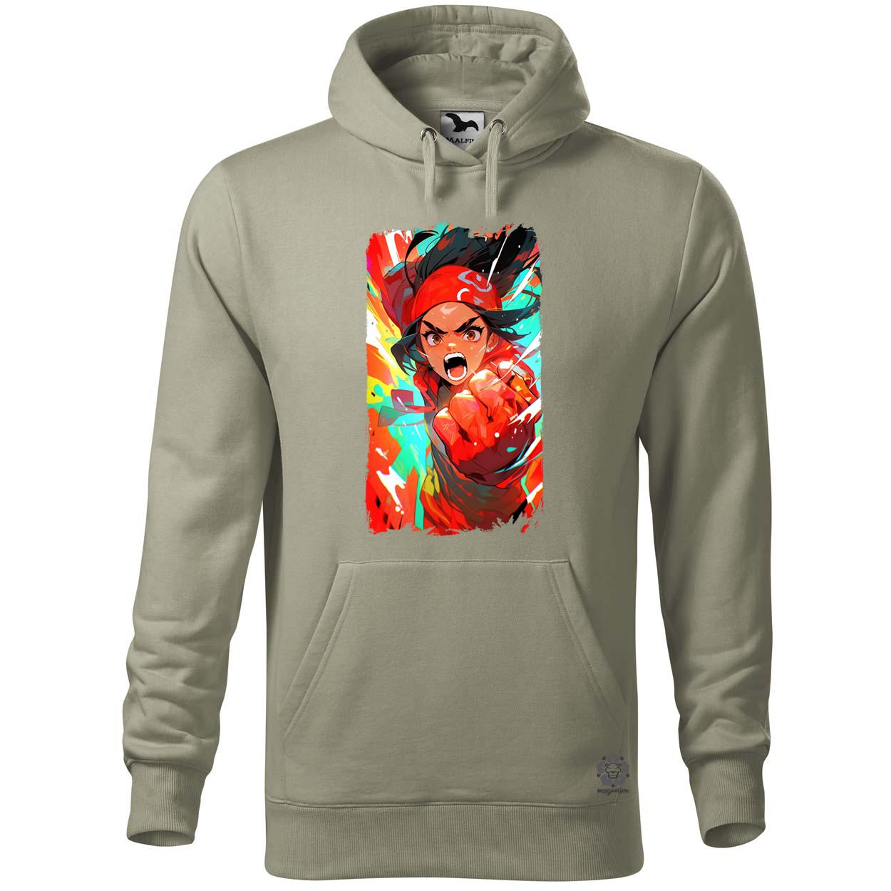 Dühös anime lány v4 egyedi  pulóver 