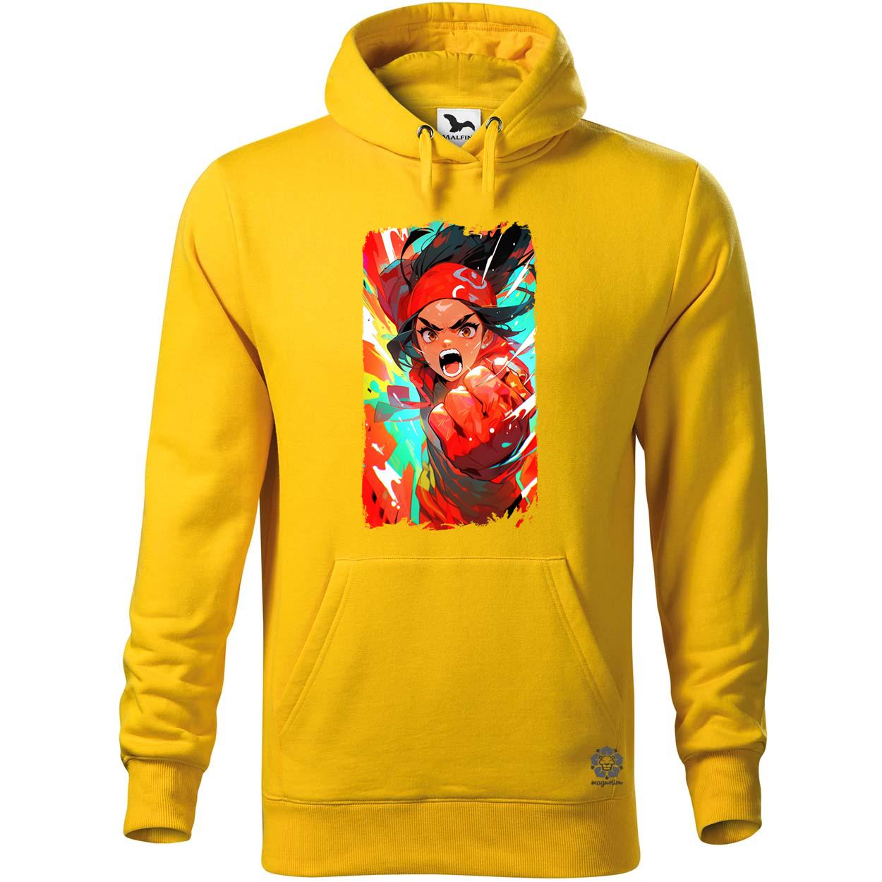 Dühös anime lány v4 egyedi  pulóver 