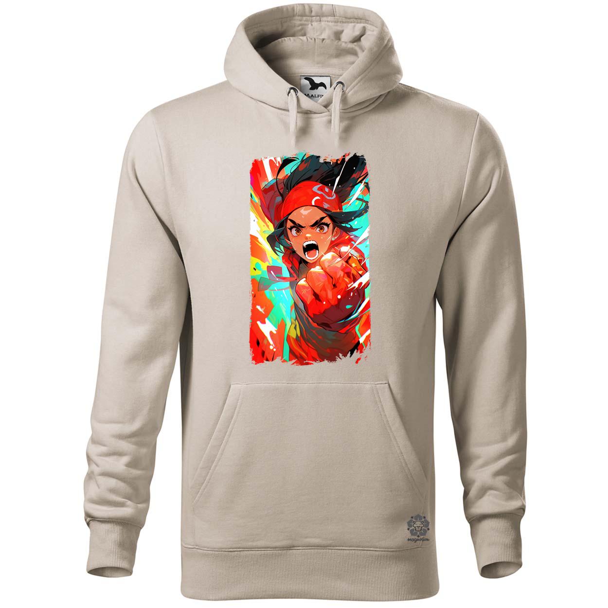 Dühös anime lány v4 egyedi  pulóver 