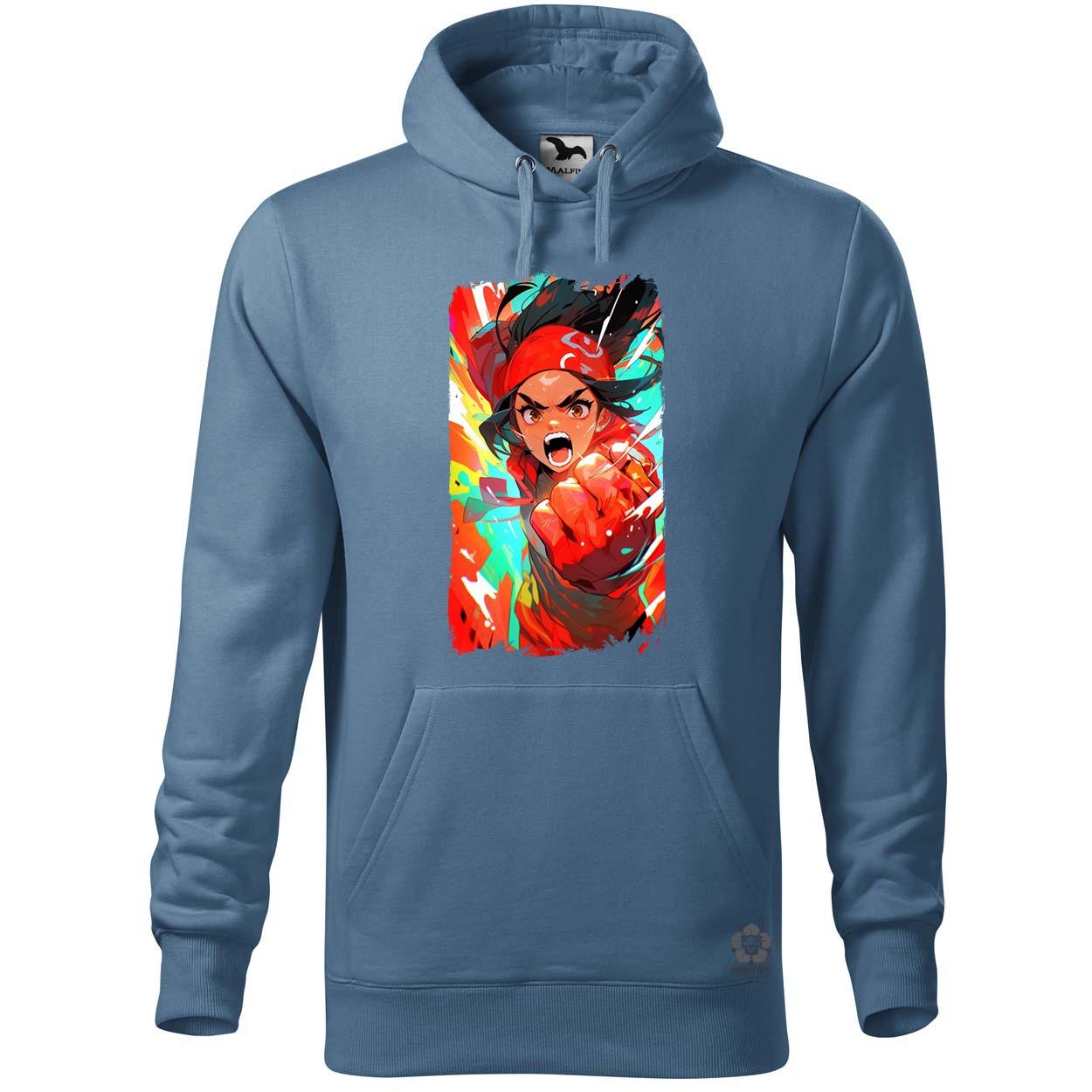Dühös anime lány v4 egyedi  pulóver 