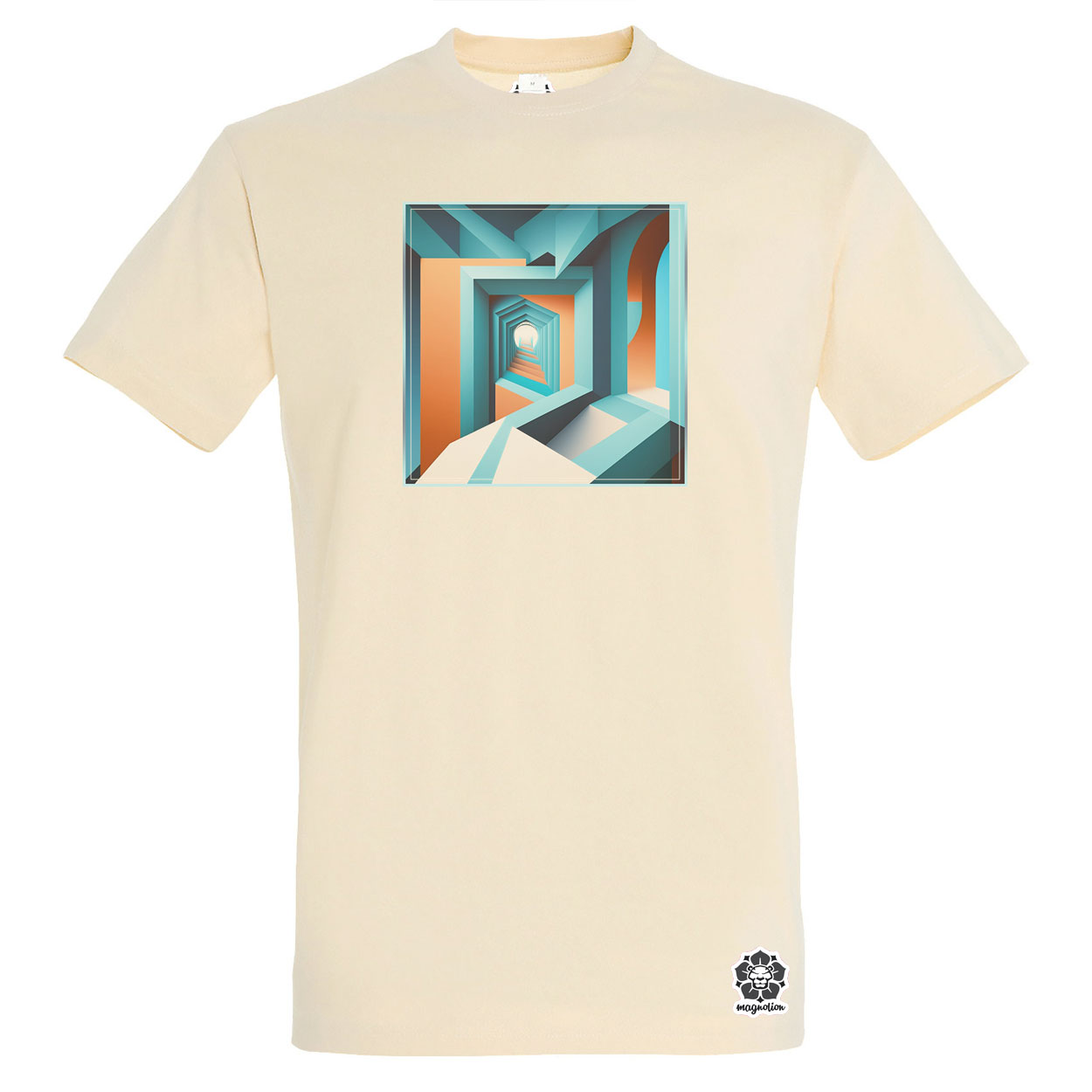 Geometrikus optikai illuzió v2 egyedi póló 