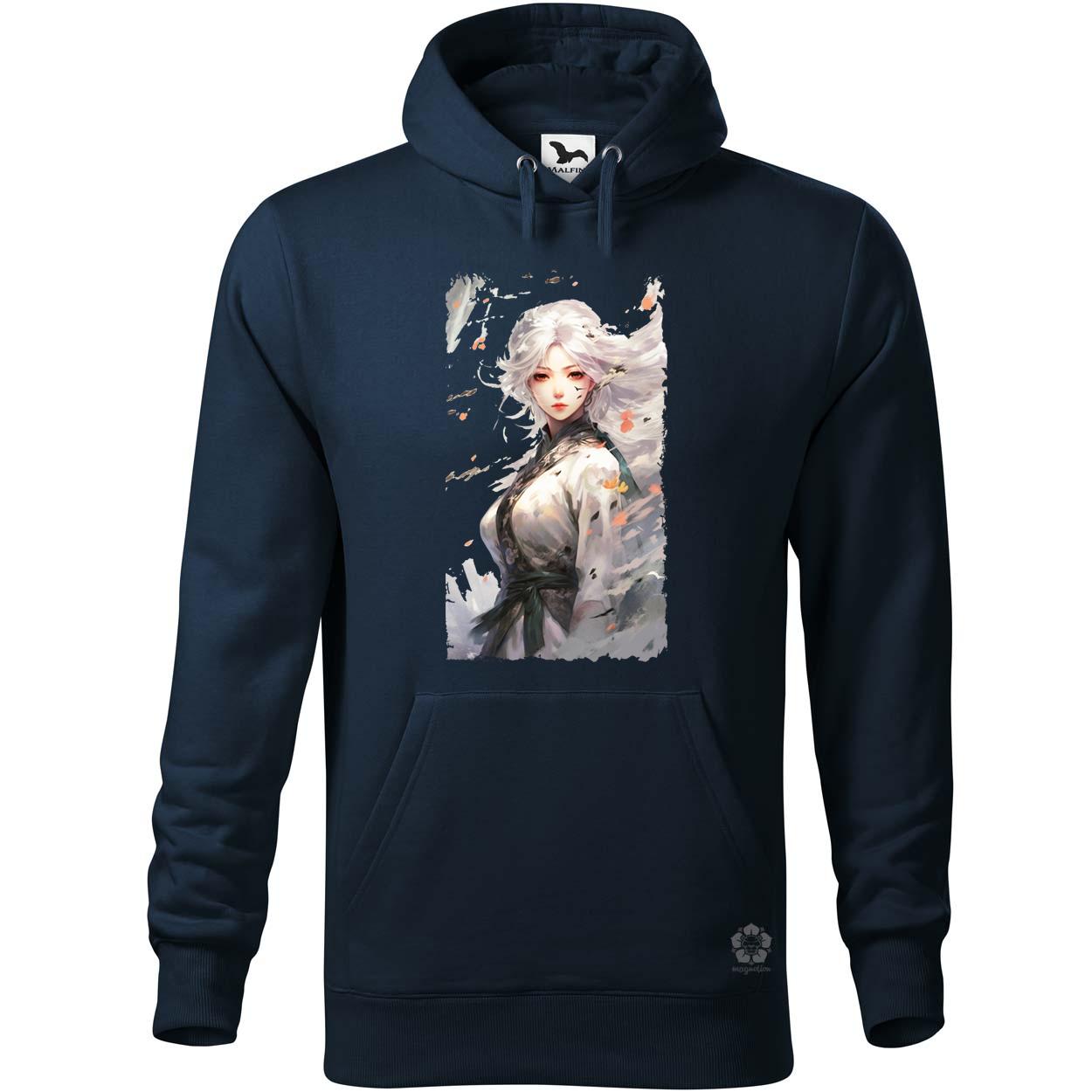 Fehérhajú anime lány v1 egyedi  pulóver 