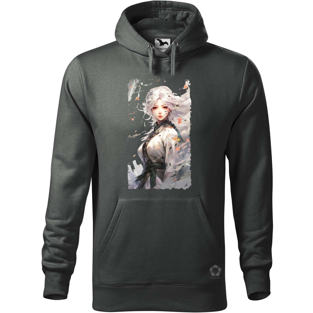 Fehérhajú anime lány v1 egyedi  pulóver 