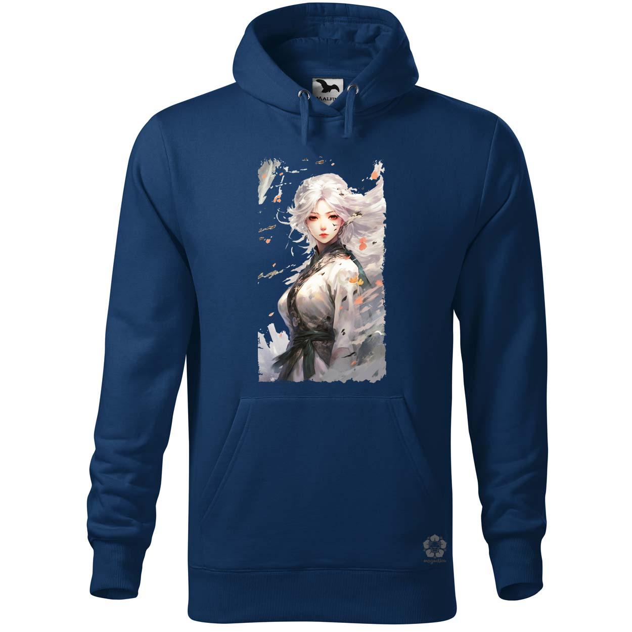 Fehérhajú anime lány v1 egyedi  pulóver 