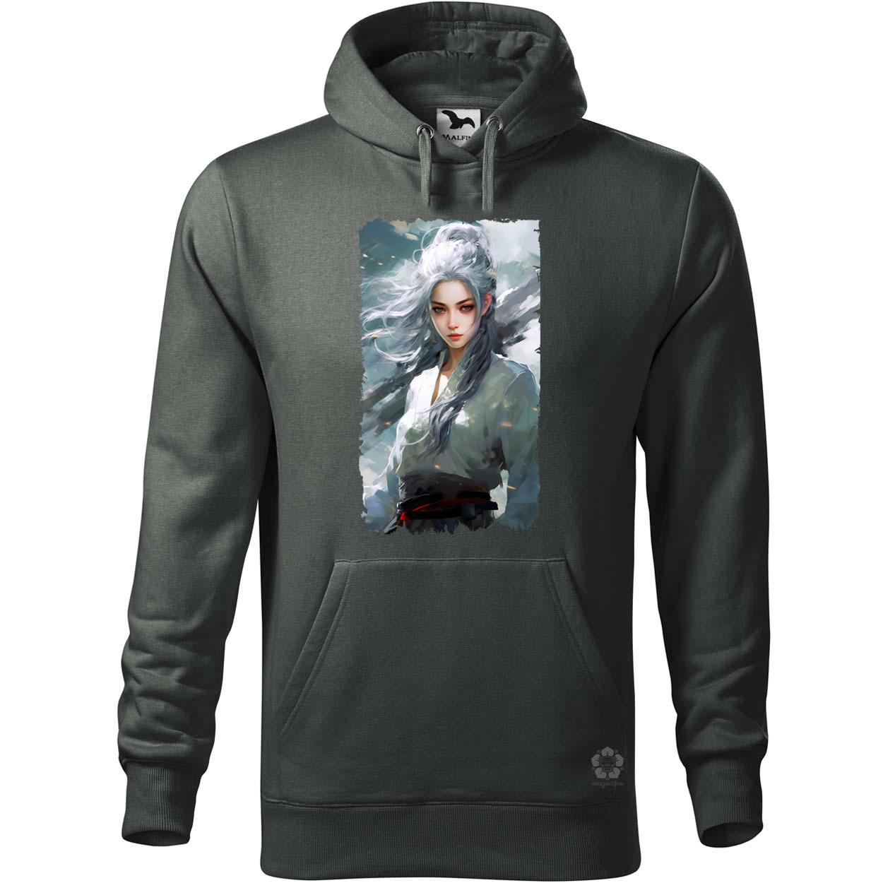 Fehérhajú anime lány v2 egyedi  pulóver 