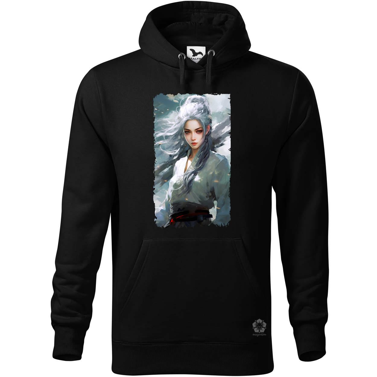 Fehérhajú anime lány v2 egyedi  pulóver 