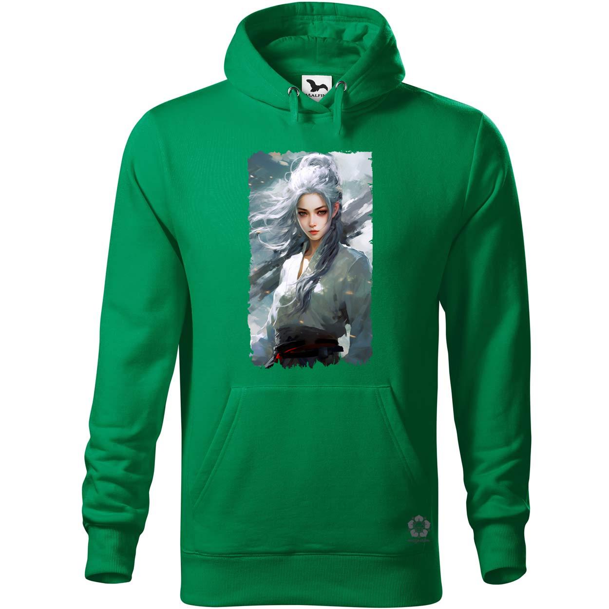 Fehérhajú anime lány v2 egyedi  pulóver 