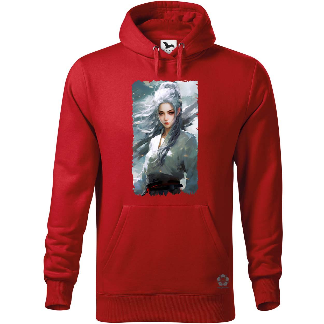 Fehérhajú anime lány v2 egyedi  pulóver 
