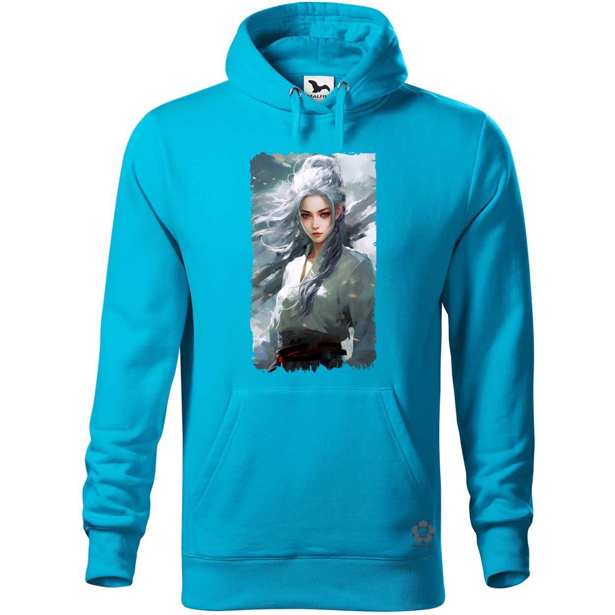 Fehérhajú anime lány v2 egyedi  pulóver 