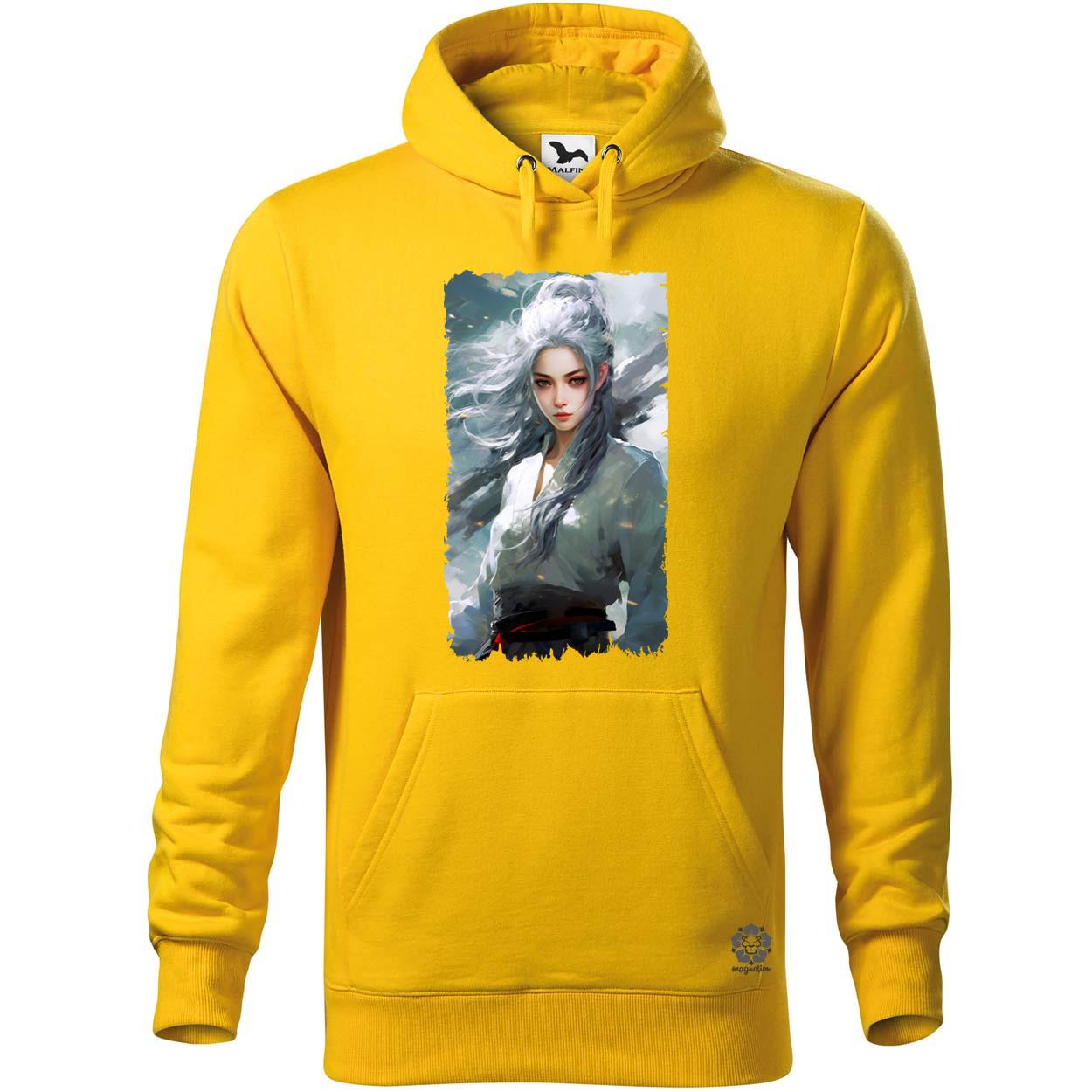 Fehérhajú anime lány v2 egyedi  pulóver 