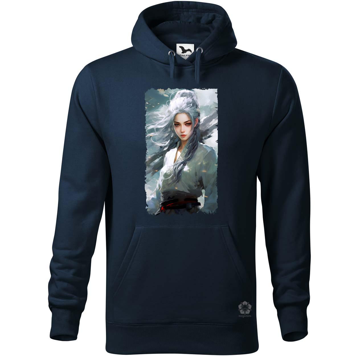 Fehérhajú anime lány v2 egyedi  pulóver 