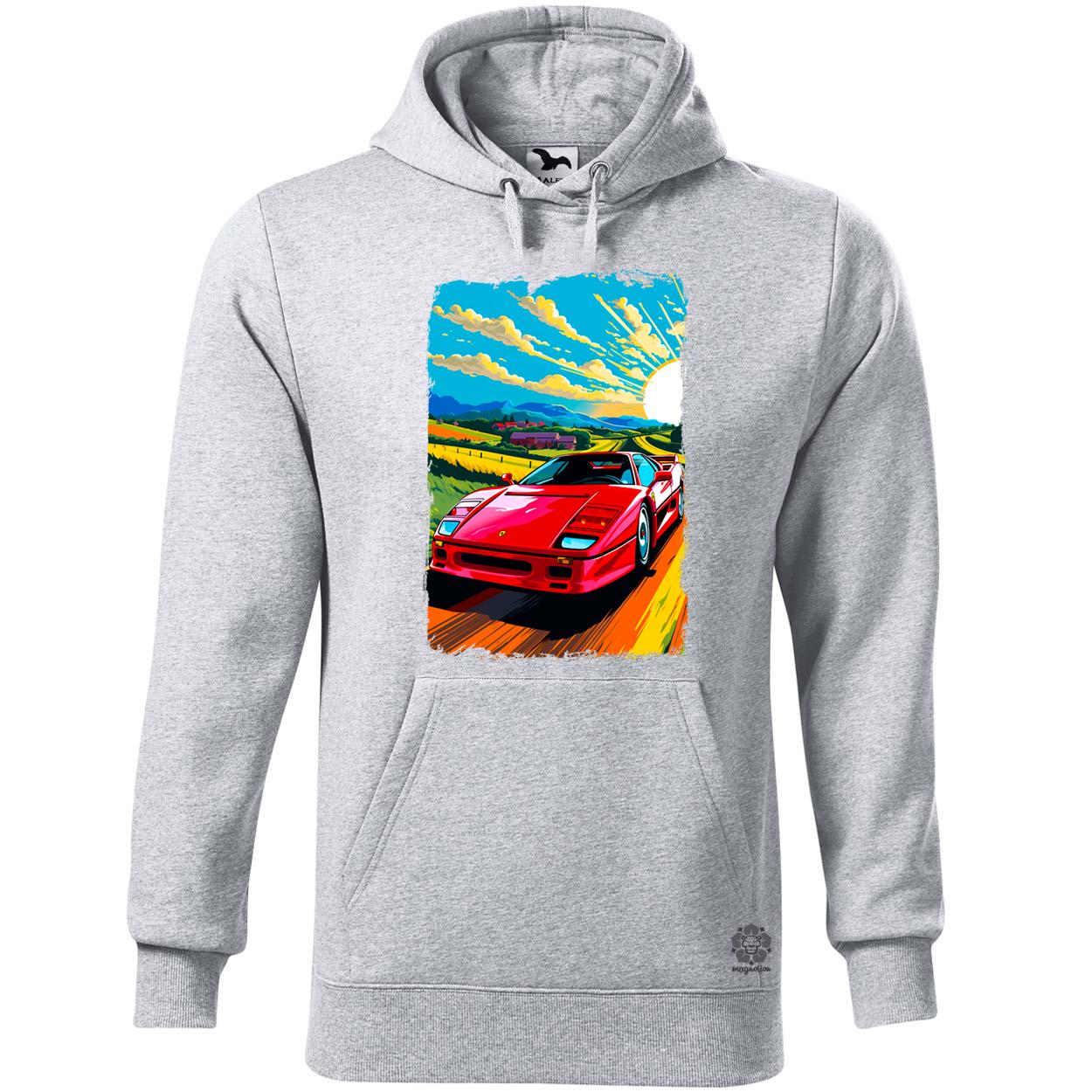 Ferrari F40 retró utazás v2 egyedi  pulóver 