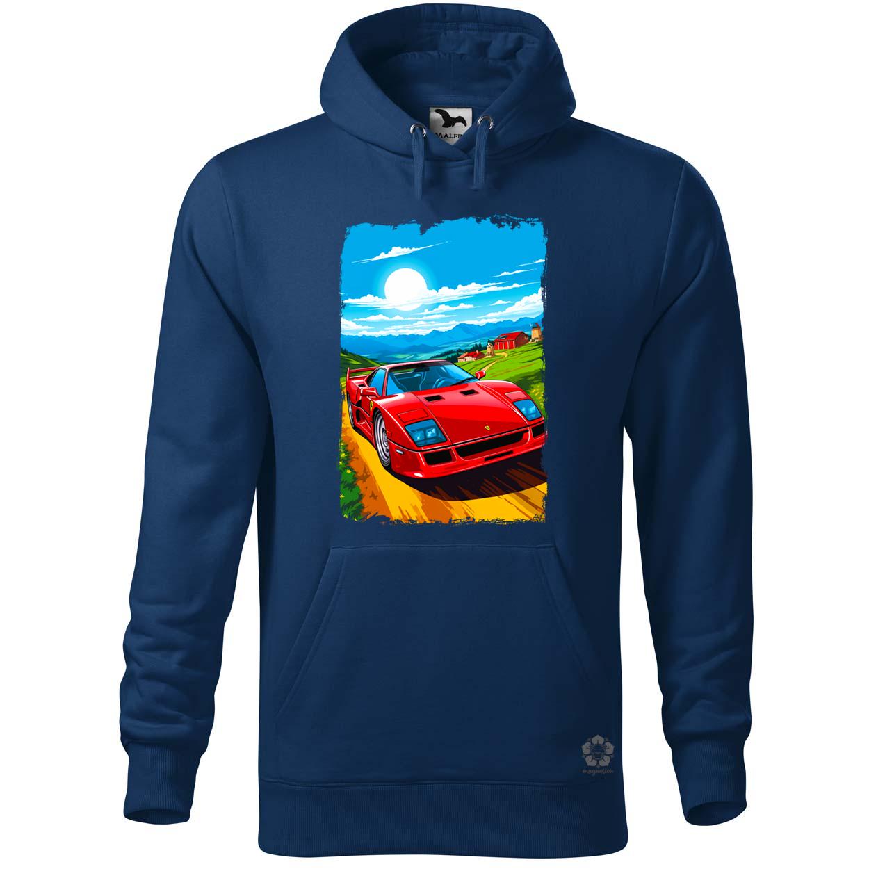 Ferrari F40 retró utazás v3 egyedi  pulóver 