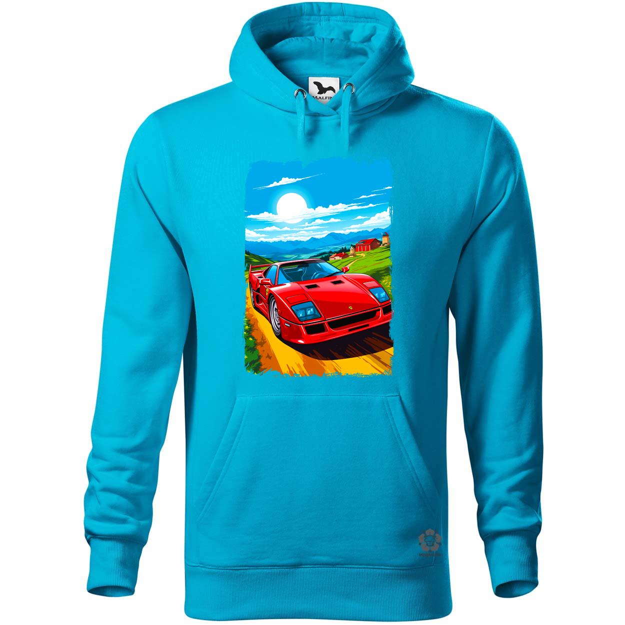 Ferrari F40 retró utazás v3 egyedi  pulóver 