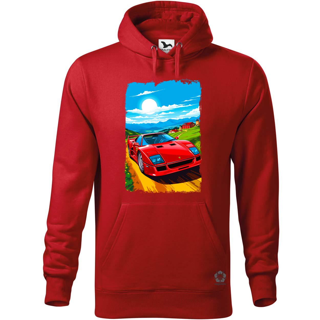 Ferrari F40 retró utazás v3 egyedi  pulóver 