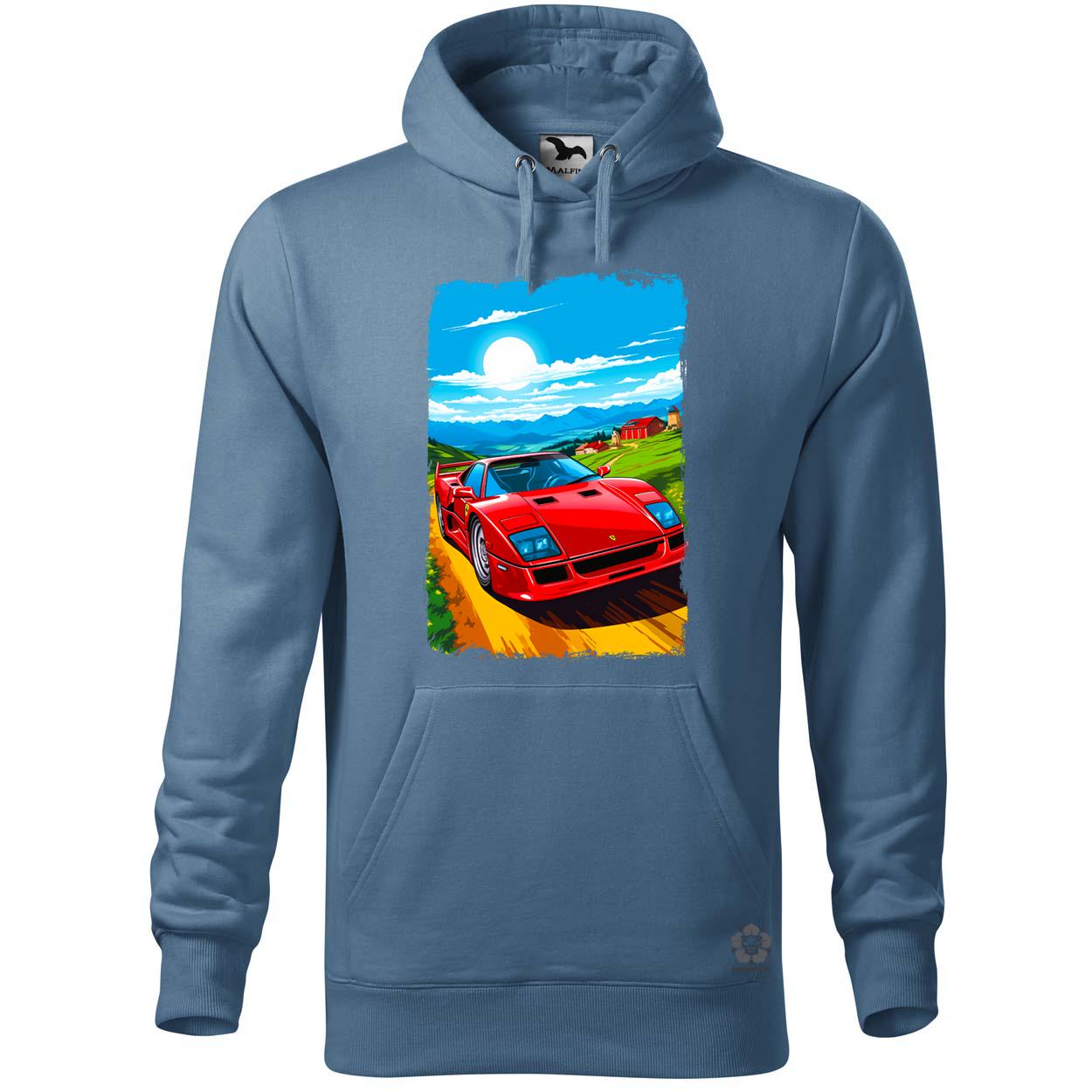 Ferrari F40 retró utazás v3 egyedi  pulóver 
