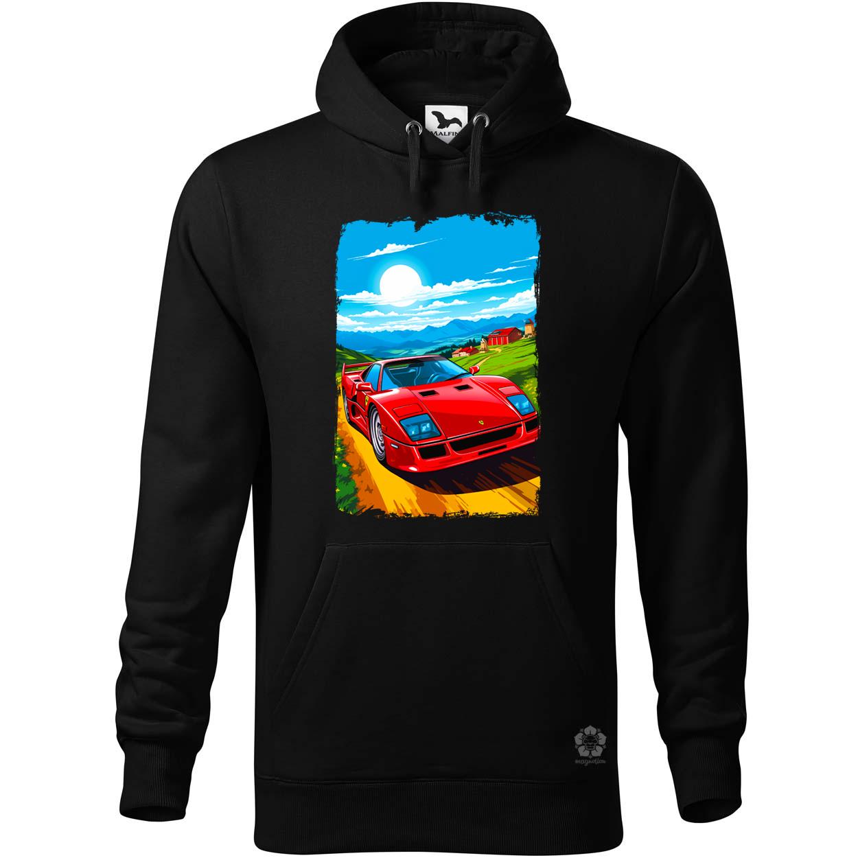 Ferrari F40 retró utazás v3 egyedi  pulóver 