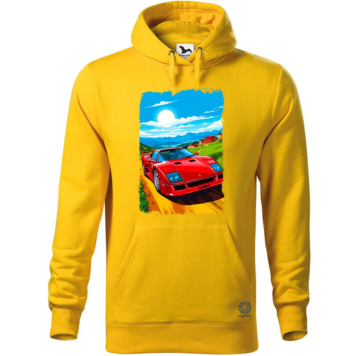 Ferrari F40 retró utazás v3 egyedi  pulóver 