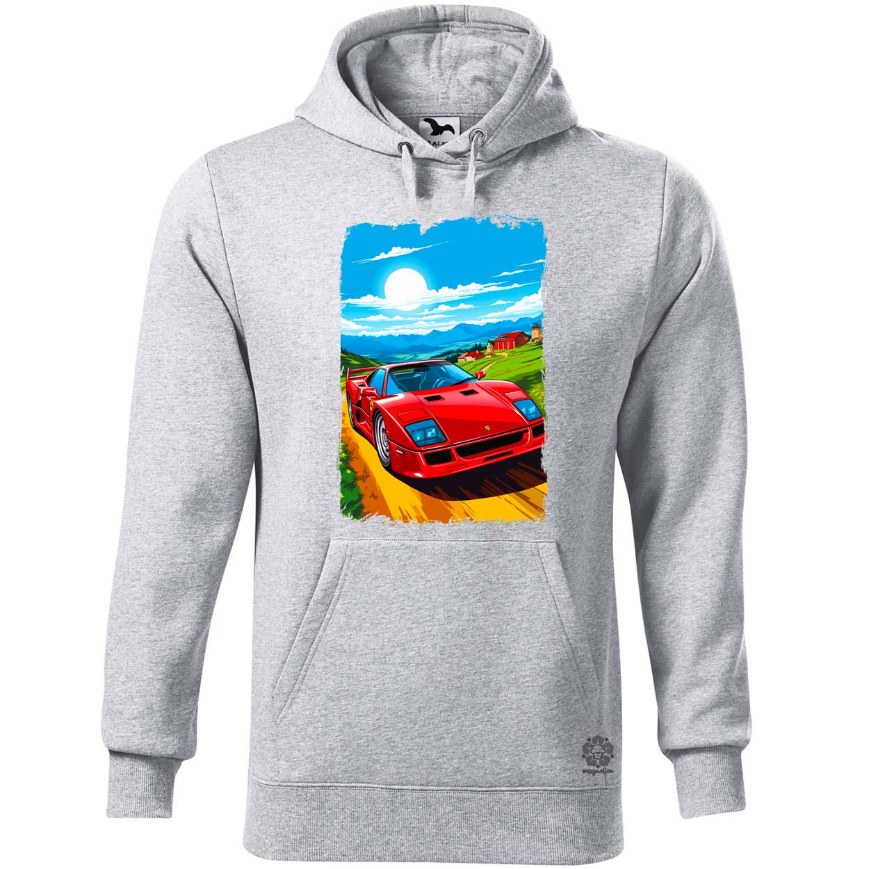 Ferrari F40 retró utazás v3 egyedi  pulóver 