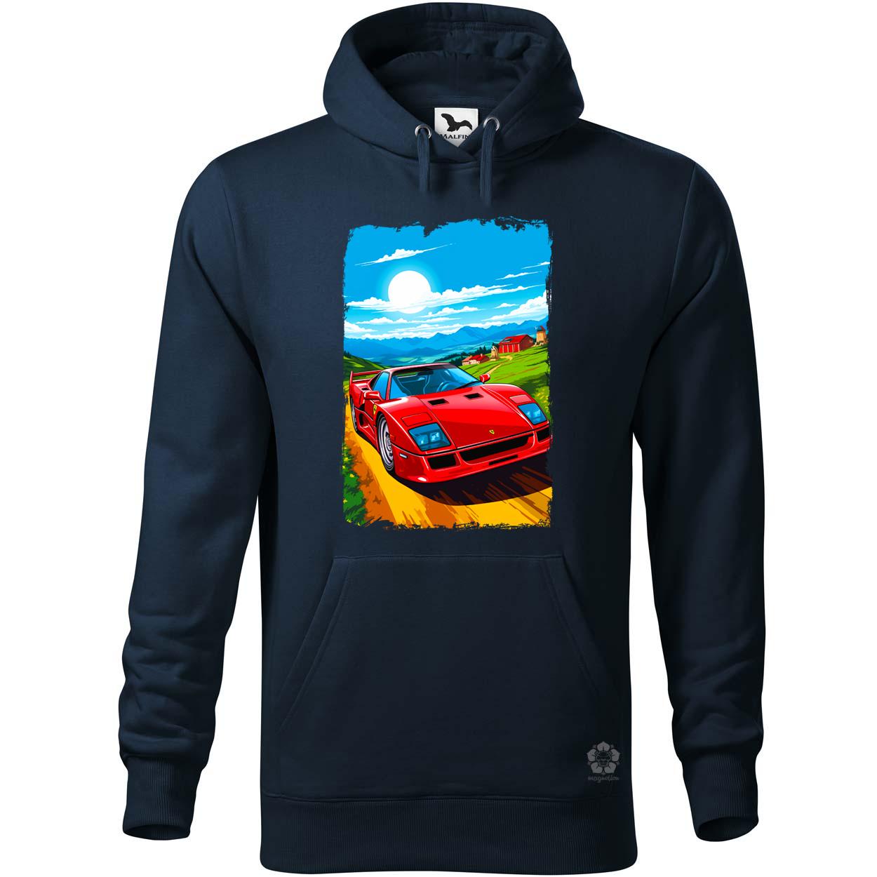 Ferrari F40 retró utazás v3 egyedi  pulóver 