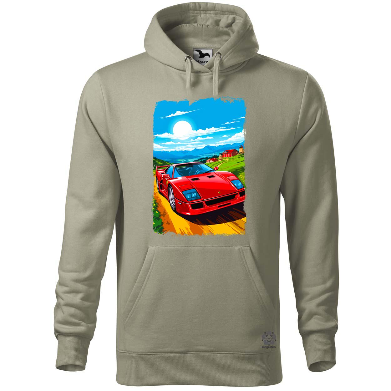 Ferrari F40 retró utazás v3 egyedi  pulóver 