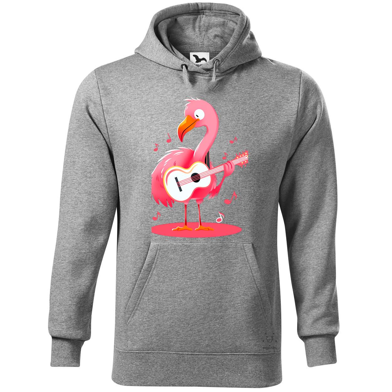 Flamingó gitározik v1 egyedi  pulóver 